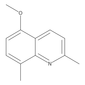 5-Methoxy-2,8-dimethylquinoline结构式