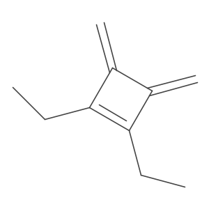 1,2-Diethyl-3,4-bis(methylene)cyclobutene Structure