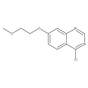 4-Chloro-7-(2-methoxyethoxy)quinazoline结构式