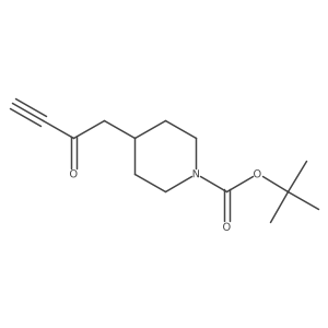 Tert-butyl 4-(2-oxobut-3-yn-1-yl)piperidine-1-carboxylate Structure