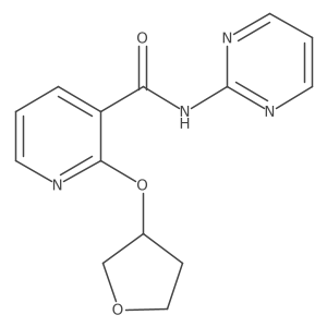 N-(pyrimidin-2-yl)-2-((tetrahydrofuran-3-yl)oxy)nicotinamide Structure