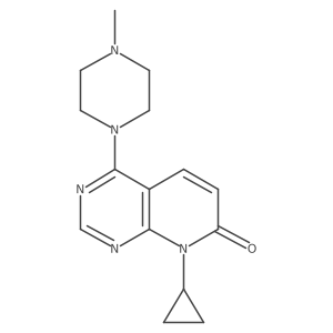 8-cyclopropyl-4-(4-methylpiperazin-1-yl)pyrido[2,3-d]pyrimidin-7(8H)-one Structure