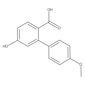 4-Hydroxy-2-(4-methoxyphenyl)benzoic acid结构式