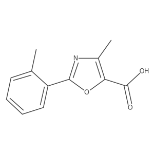 4-Methyl-2-o-tolyloxazole-5-carboxylic acid Structure