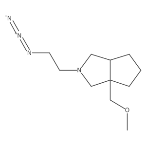 2-(2-Azidoethyl)-3a-(methoxymethyl)octahydrocyclopenta[c]pyrrole Structure