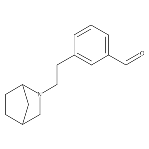 3-(2-{2-Azabicyclo[2.2.1]heptan-2-yl}ethyl)benzaldehyde Structure