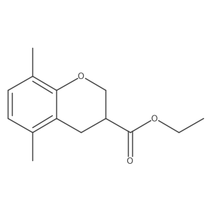 Ethyl 5,8-dimethylchromane-3-carboxylate Structure