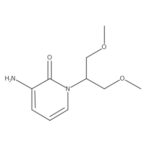 3-Amino-1-(1,3-dimethoxypropan-2-yl)-1,2-dihydropyridin-2-one结构式