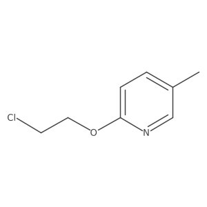 2-(2-Chloroethoxy)-5-methylpyridine Structure