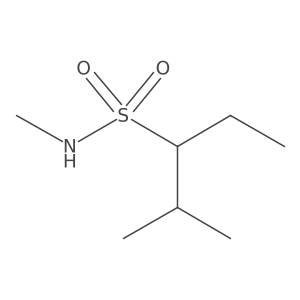 N,2-dimethylpentane-3-sulfonamide Structure