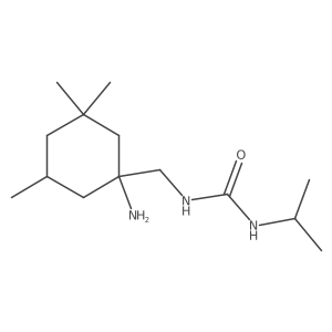1-[(1-Amino-3,3,5-trimethylcyclohexyl)methyl]-3-(propan-2-yl)urea Structure