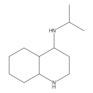 N-(propan-2-yl)-decahydroquinolin-4-amine Structure