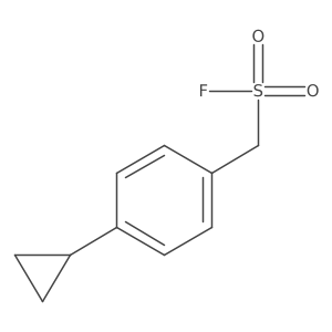 (4-Cyclopropylphenyl)methanesulfonyl fluoride结构式