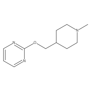 2-[(1-Methylpiperidin-4-yl)methoxy]pyrimidine结构式