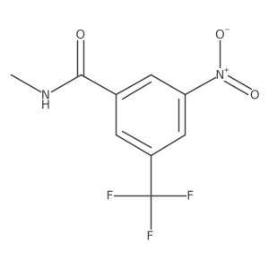 N-methyl-3-nitro-5-(trifluoromethyl)benzamide Structure