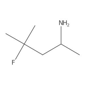 (2R)-4-fluoro-4-methylpentan-2-amine Structure