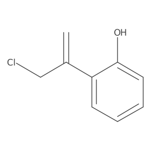 2-(3-Chloroprop-1-en-2-yl)phenol结构式
