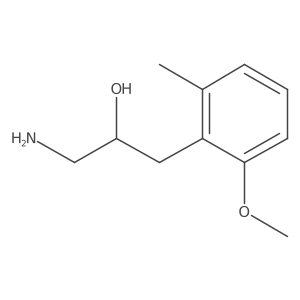 1-Amino-3-(2-methoxy-6-methylphenyl)propan-2-ol Structure
