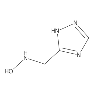 N-[(1H-1,2,4-triazol-3-yl)methyl]hydroxylamine结构式