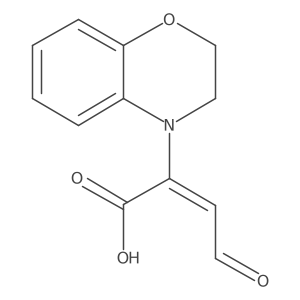 (E)-2-(2,3-dihydro-1,4-benzoxazin-4-yl)-4-oxobut-2-enoic acid Structure