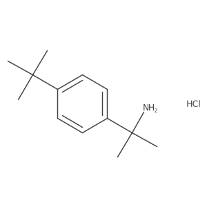 2-(4-Tert-butylphenyl)propan-2-amine;hydrochloride结构式