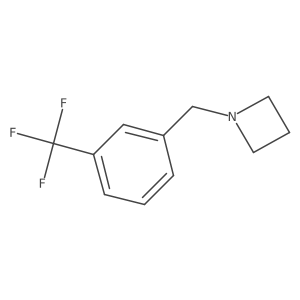 1-(3-(Trifluoromethyl)benzyl)azetidine结构式