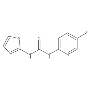 1-(5-Fluoropyridin-2-yl)-3-(thiophen-2-yl)urea Structure