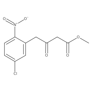 Methyl 4-(5-chloro-2-nitrophenyl)-3-oxobutanoate Structure