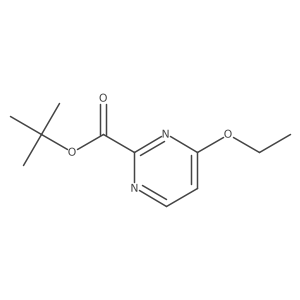 Tert-butyl 4-ethoxypyrimidine-2-carboxylate结构式