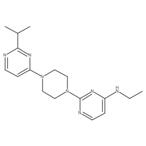 N-ethyl-2-{4-[2-(propan-2-yl)pyrimidin-4-yl]piperazin-1-yl}pyrimidin-4-amine Structure