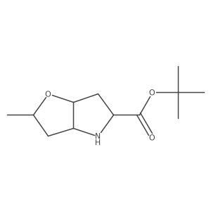 tert-butyl 2-methyl-hexahydro-2H-furo[3,2-b]pyrrole-5-carboxylate Structure
