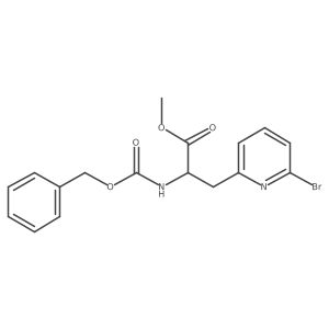 Methyl 2-{[(benzyloxy)carbonyl]amino}-3-(6-bromopyridin-2-yl)propanoate Structure
