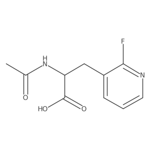 2-Acetamido-3-(2-fluoropyridin-3-yl)propanoic acid Structure