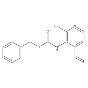 benzyl N-(2-chloro-4-formylpyridin-3-yl)carbamate Structure