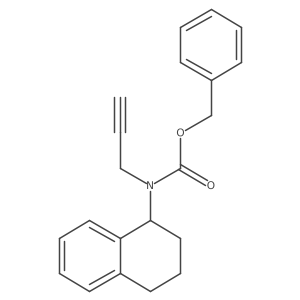 benzyl N-(prop-2-yn-1-yl)-N-(1,2,3,4-tetrahydronaphthalen-1-yl)carbamate结构式