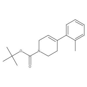 Tert-butyl 5,6-dihydro-4-o-tolylpyridine-1(2h)-carboxylate结构式