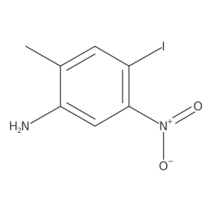 4-Iodo-2-methyl-5-nitroaniline Structure