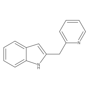 2-(pyridin-2-ylmethyl)-1H-indole结构式
