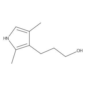 3-(2,4-dimethyl-1H-pyrrol-3-yl)propan-1-ol Structure