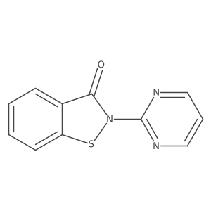 2-Pyrimidin-2-yl-1,2-benzothiazol-3-one结构式