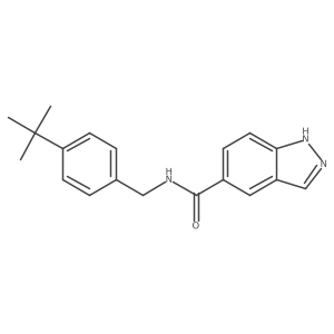 N-(4-(tert-butyl)benzyl)-1H-indazole-5-carboxamide Structure