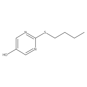 2-(Butylsulfanyl)pyrimidin-5-OL结构式