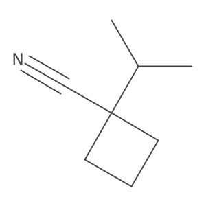 1-(Propan-2-yl)cyclobutane-1-carbonitrile Structure