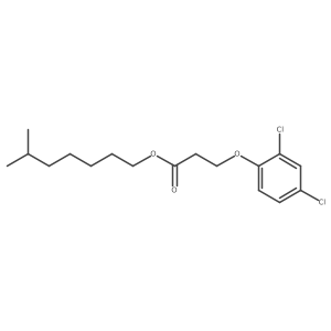3-(2,4-Dichlorophenoxy)propanoic acid isooctyl ester结构式