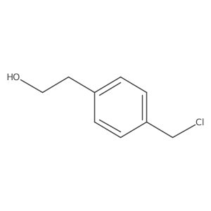 Benzeneethanol, 4-(chloromethyl)-结构式