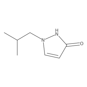 1-Isobutyl-1H-pyrazol-3-ol Structure