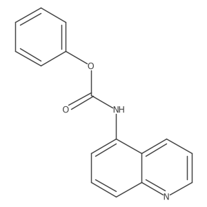 Phenyl quinolin-5-ylcarbamate结构式
