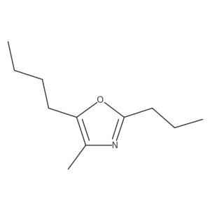 5-Butyl-4-methyl-2-propyloxazole结构式