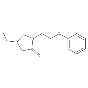 4-Ethyl-1-(2-phenoxyethyl)pyrrolidin-2-one Structure