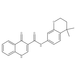 n-(4,4-Dimethylchroman-7-yl)-4-oxo-1h-quinoline-3-carboxamide Structure